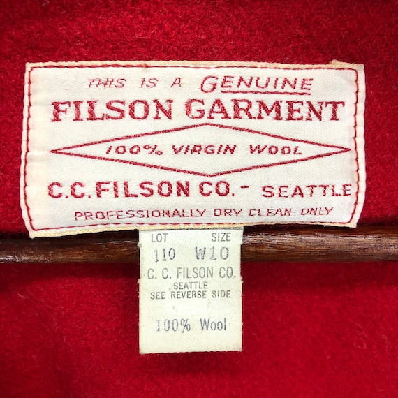 Vintage 60s Filson Garment Jacket Filson Woolen Cruising Vintage 60s Filson Garment Jacket Filson Woolen Cruising