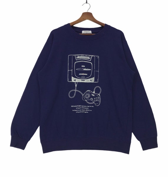 Sudadera con cuello redondo y estampado de juegos de Sega Saturn vintage jersey con estampado Spellout camisa vintage de talla grande de Sega Video Games Company. Etsy Mexico