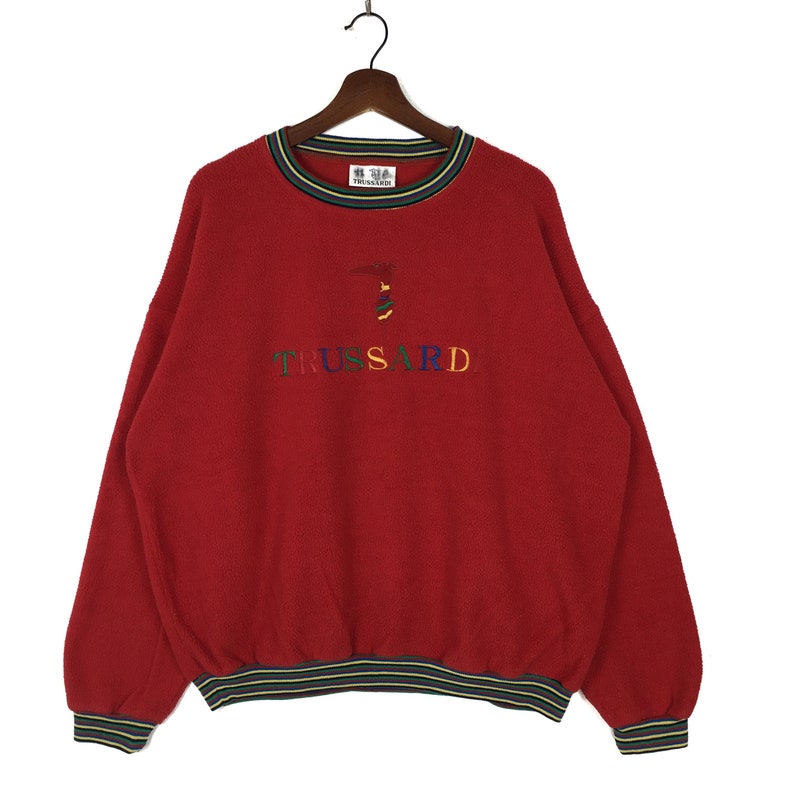 Rare Vintage Trussardi Sweatshirt Crewneck Multicolored - Etsy