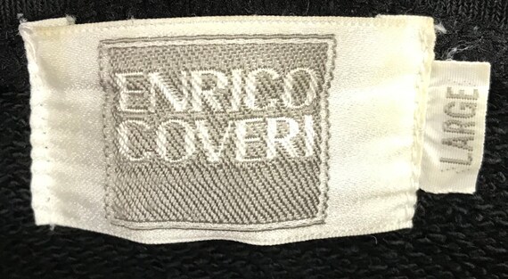 Vintage Enrico Coveri Turtle Neck Sweatshirt Spel… - image 6