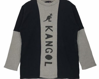 Vintage 90s Kangol Crewneck Sweatshirt: Big Logo, Medium Size