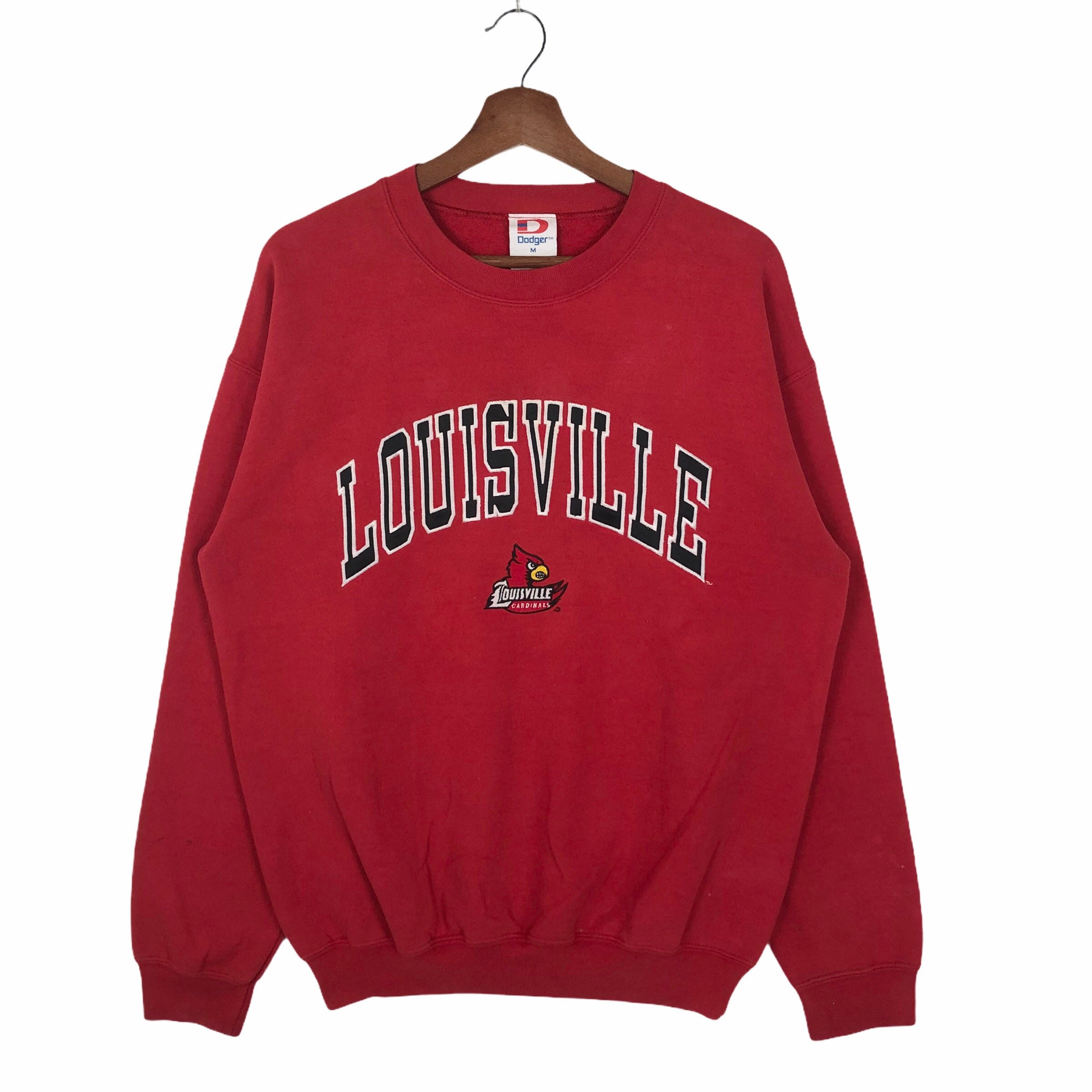 Vintage 90’s Louisville Cardinals Sweatshirt Crewneck NCAA University Of  Louisville Sweatshirt