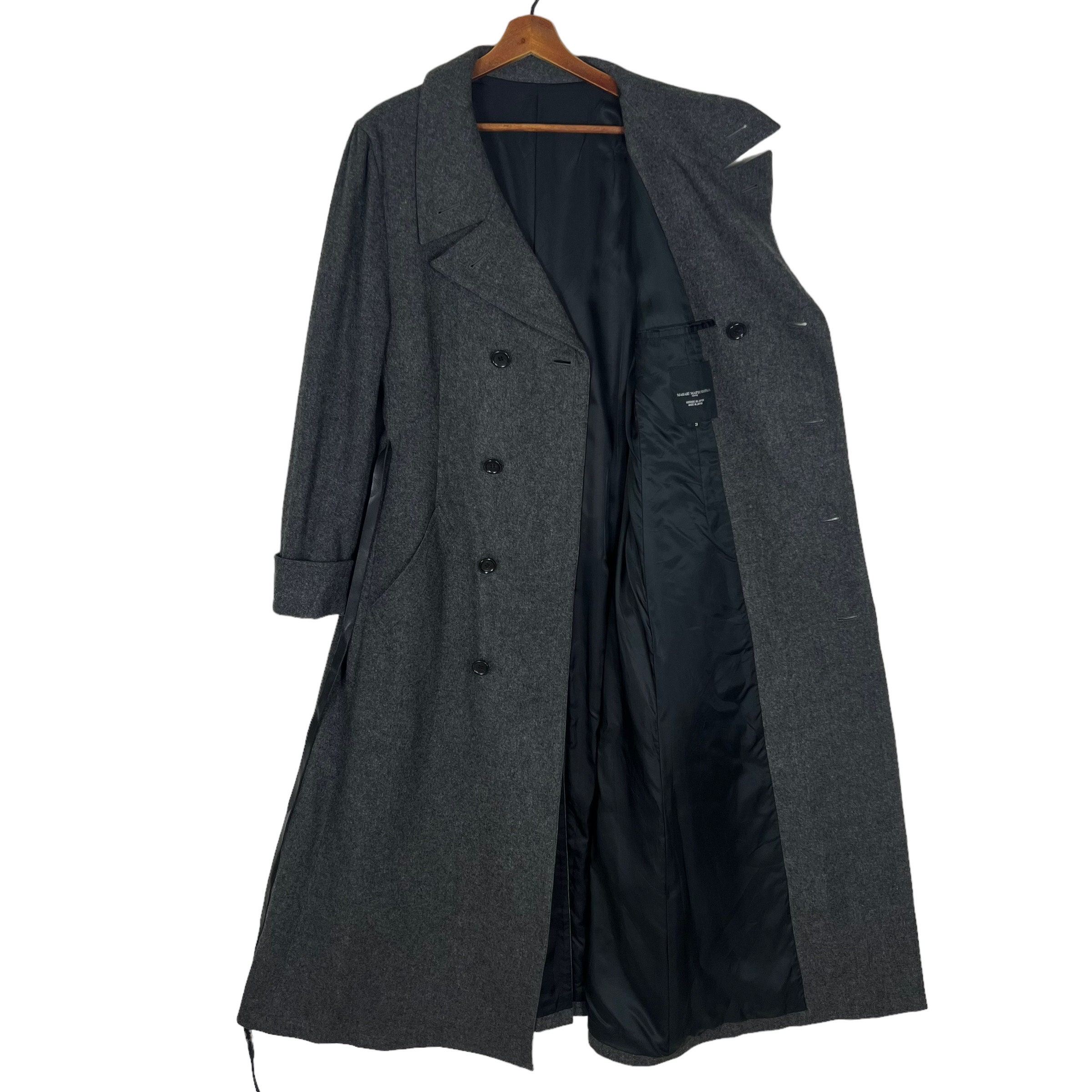 Stunning !! Masaki Matsushima Homme Long Coat Double