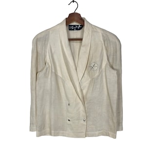 Vintage Thierry Mugler Linen Jacket