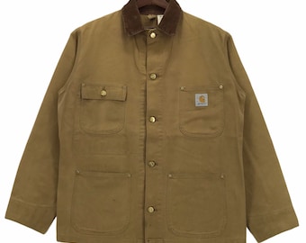 Vintage Carhartt Duck Chore Jacket Small Carhartt Michigan Vintage Carhartt Duck Chore Jacket Small Carhartt Michigan