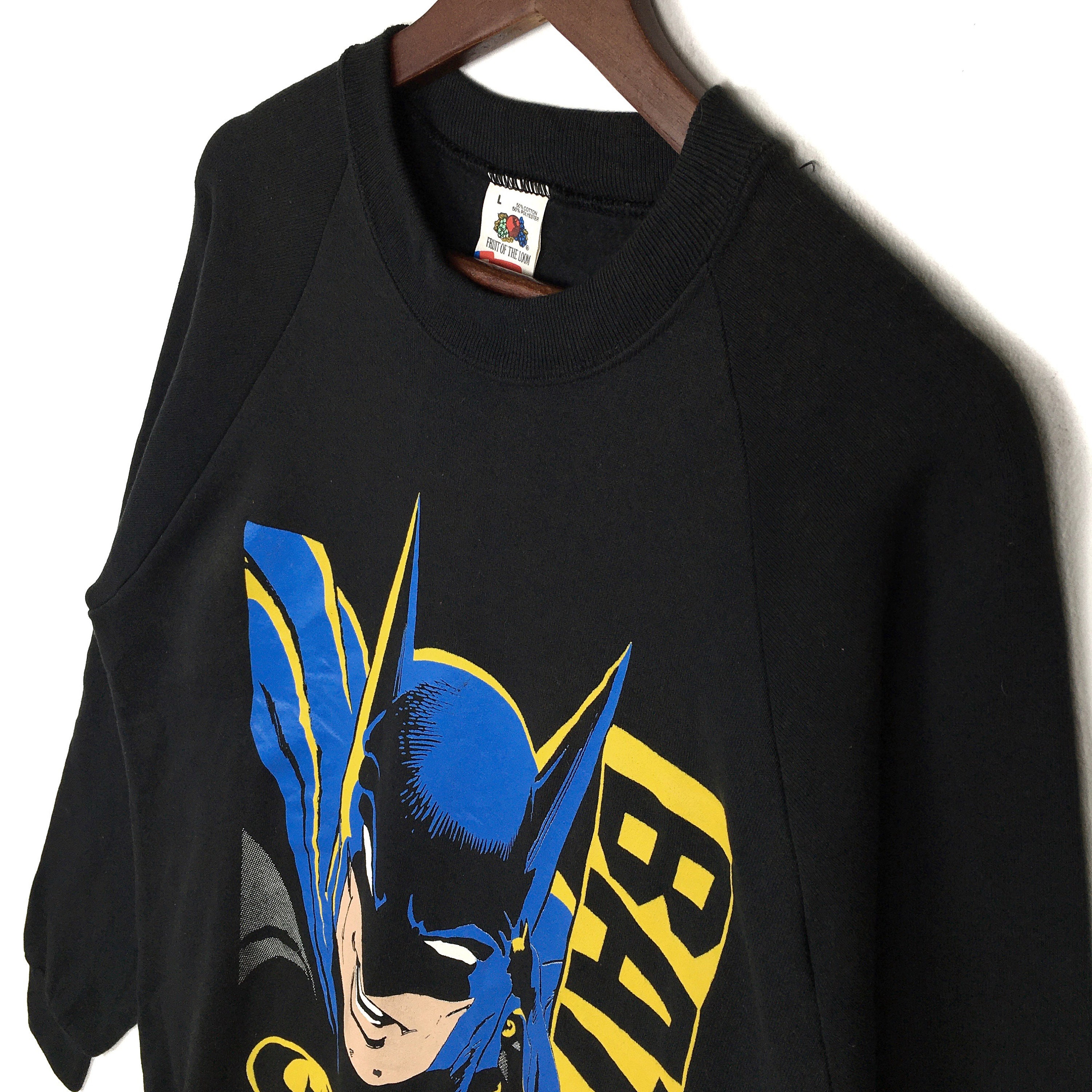 Vintage 1988 Batman Sweatshirt Batman DC Comics Characters 80s 