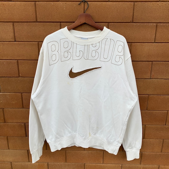 Coger Vintage Nike Sweatshirt Crewneck Bordado - España