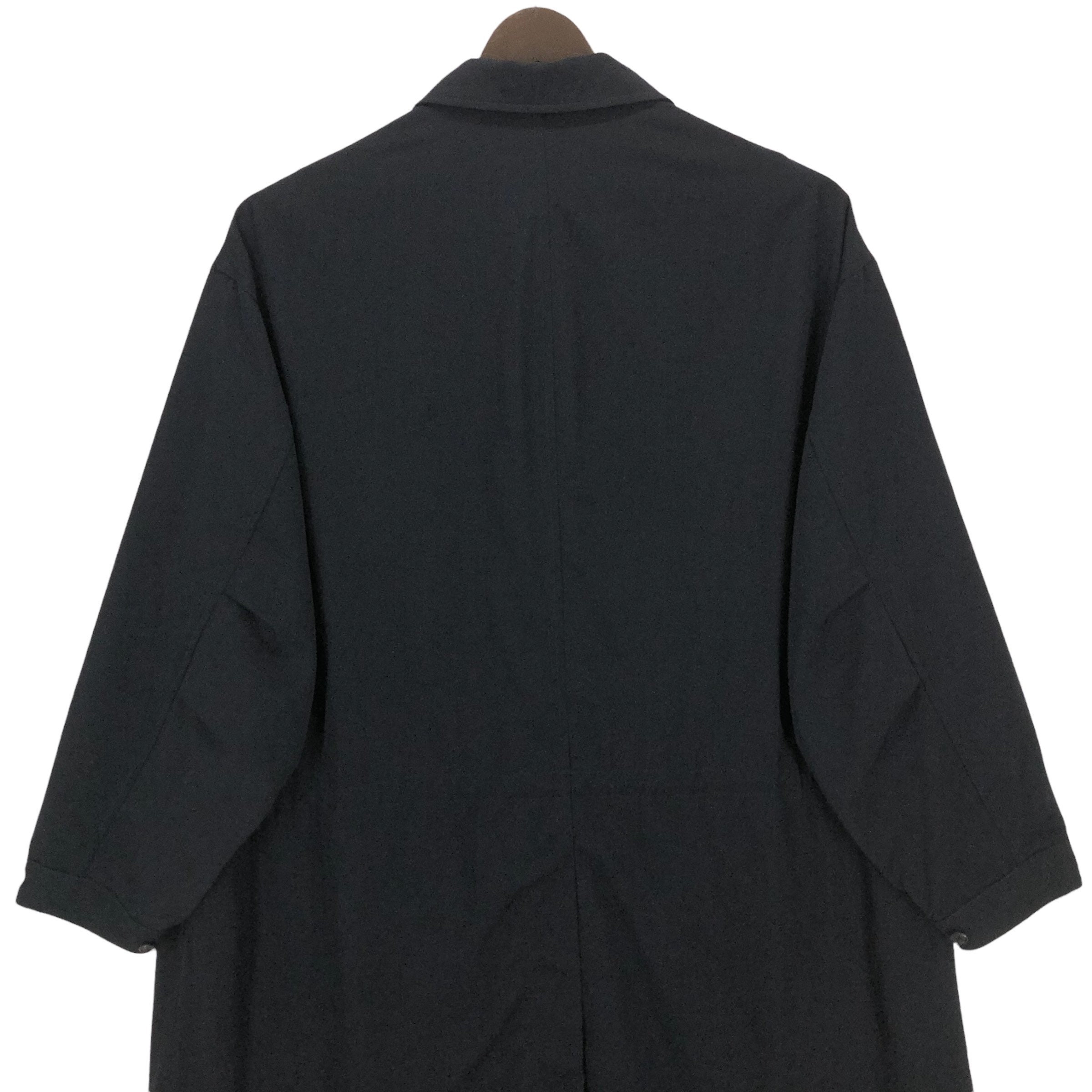 RARE!! Yohji Yamamoto Wool Gabardine Long Coat Jacket | Y's