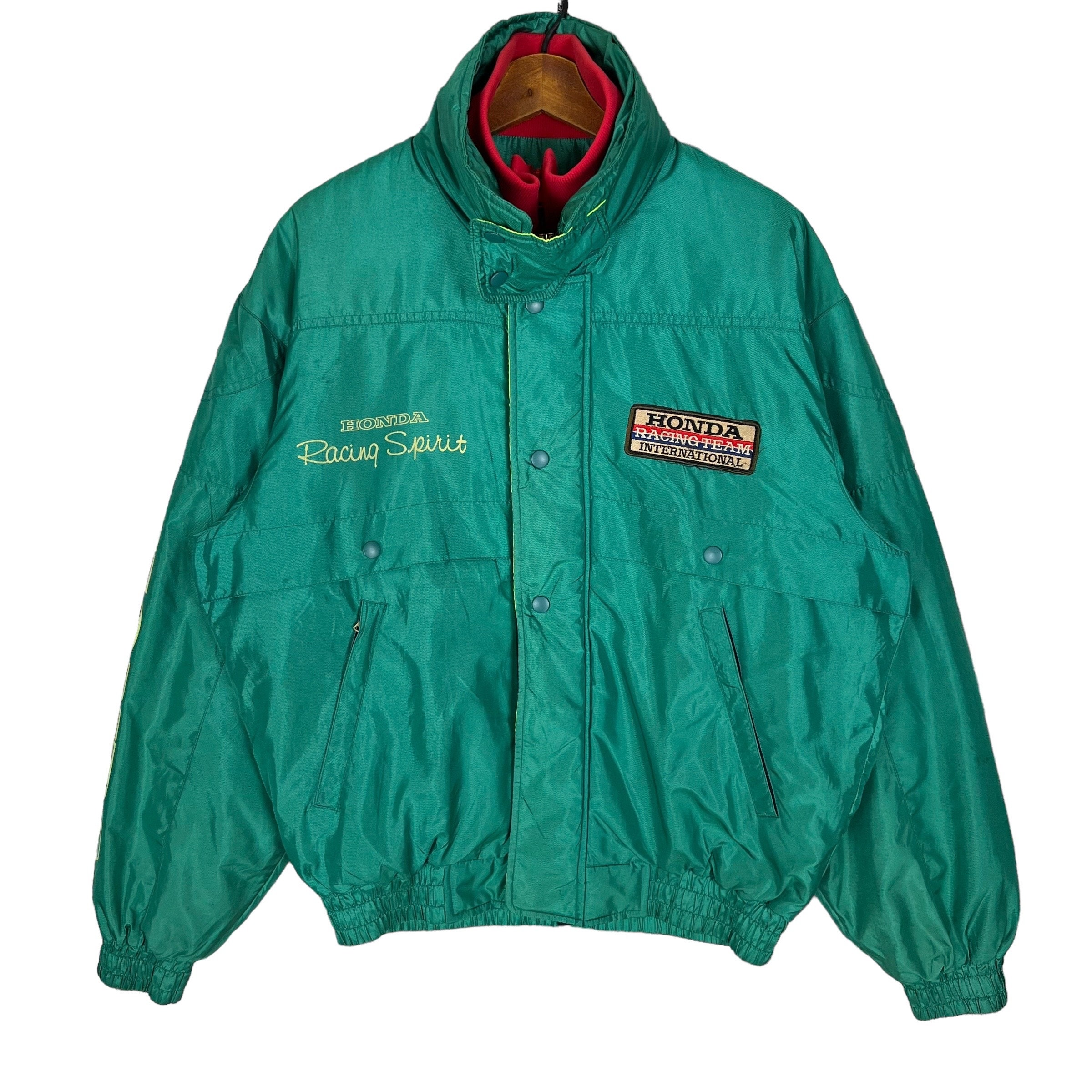 Vintage Honda Racing Team International Bomber Jacket Size Large