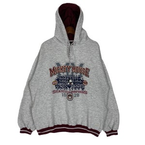 Bluza z kapturem Mickey Mouse State Champions w stylu vintage, rozmiar XL