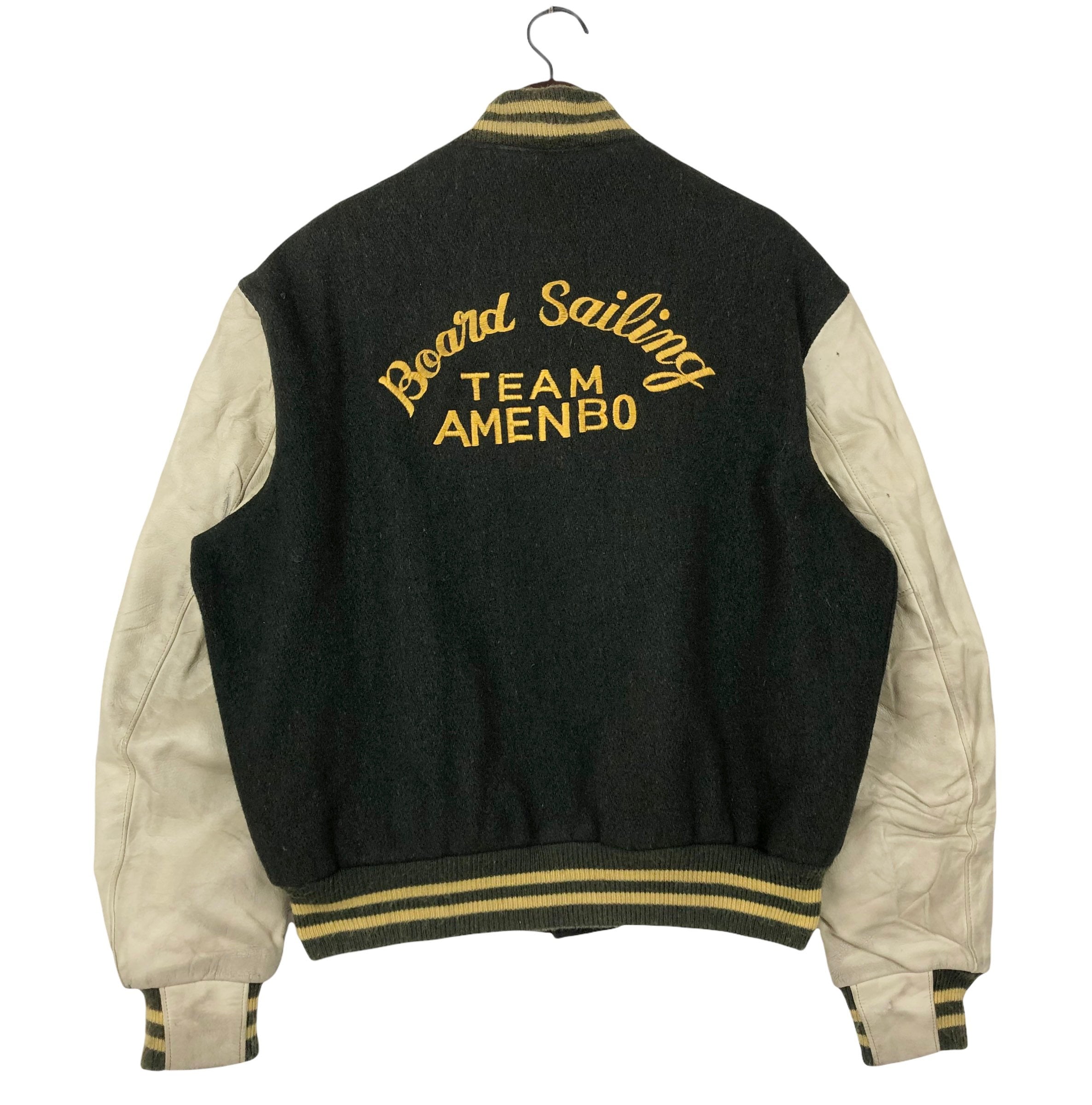 Vintage 80s Golden Bear Varsity Jacket: Board Sailing Team - Etsy