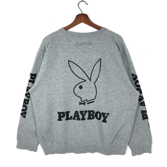 Vintage Playboy Sweatshirt Pullover Big Logo Print