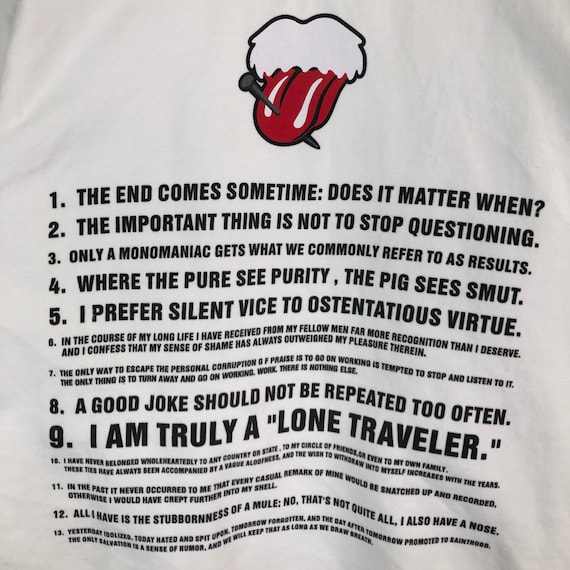 トップス 2003s archive Number nine rolling STONES your pieces here | number (n)ine 03 rolling stones shirt