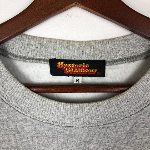 トップス 90s hysteric glamour vintage gray sweat Vintage Hysteric Glamour Full Zip Hoodie: Big Logo