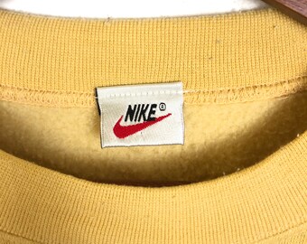 Vintage 90's Nike Sweatshirt Embroidery Nike Swoosh