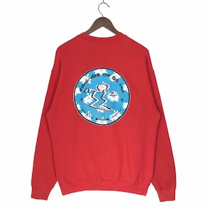 Vintage Da Hui Surf Sweatshirt Crewneck Vintage Surf Hawaii Da Hui Sweatshirt Pullover Red Size Large