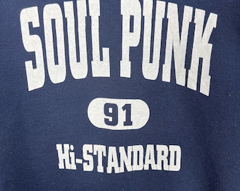 Vintage 90s Hi-standard Soul Punk Band Sweatshirt - Size Medium - Etsy