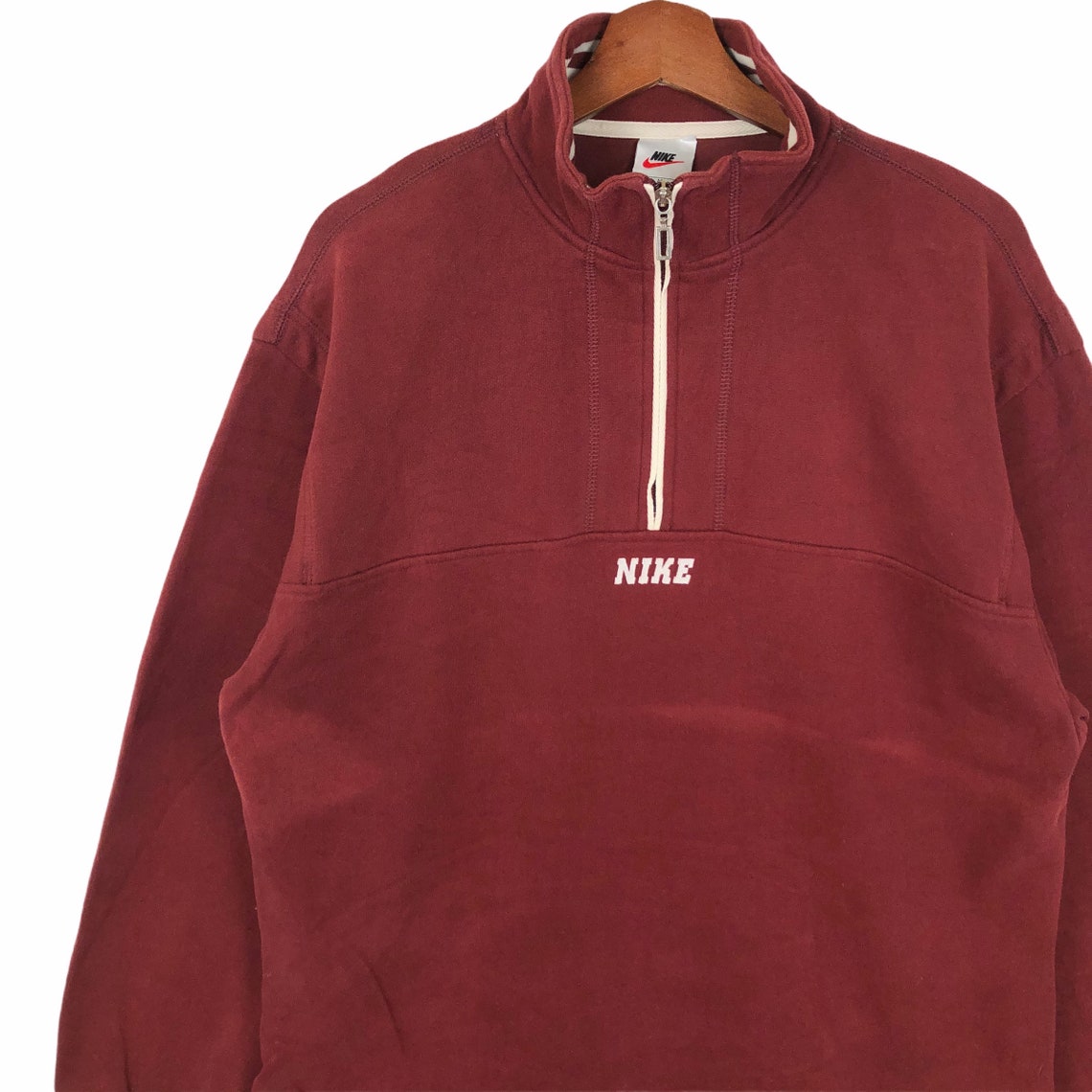 nike vintage half zip sweater