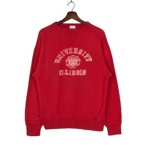 Vintage University Of Illinois Crewneck Sweatshirt