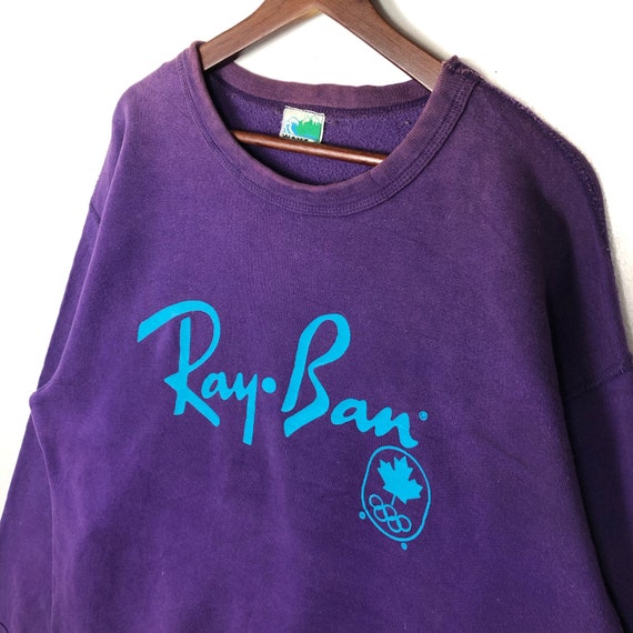 Vintage Rayban Sweatshirt Crewneck Rayban Olympic… - image 3