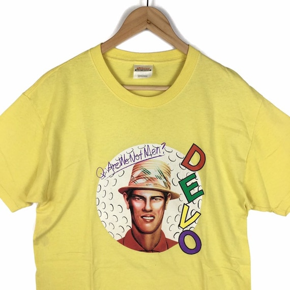 Vintage DEVO T-shirt | 1978 Album Are We Not Man by Devo 1990s Tee 