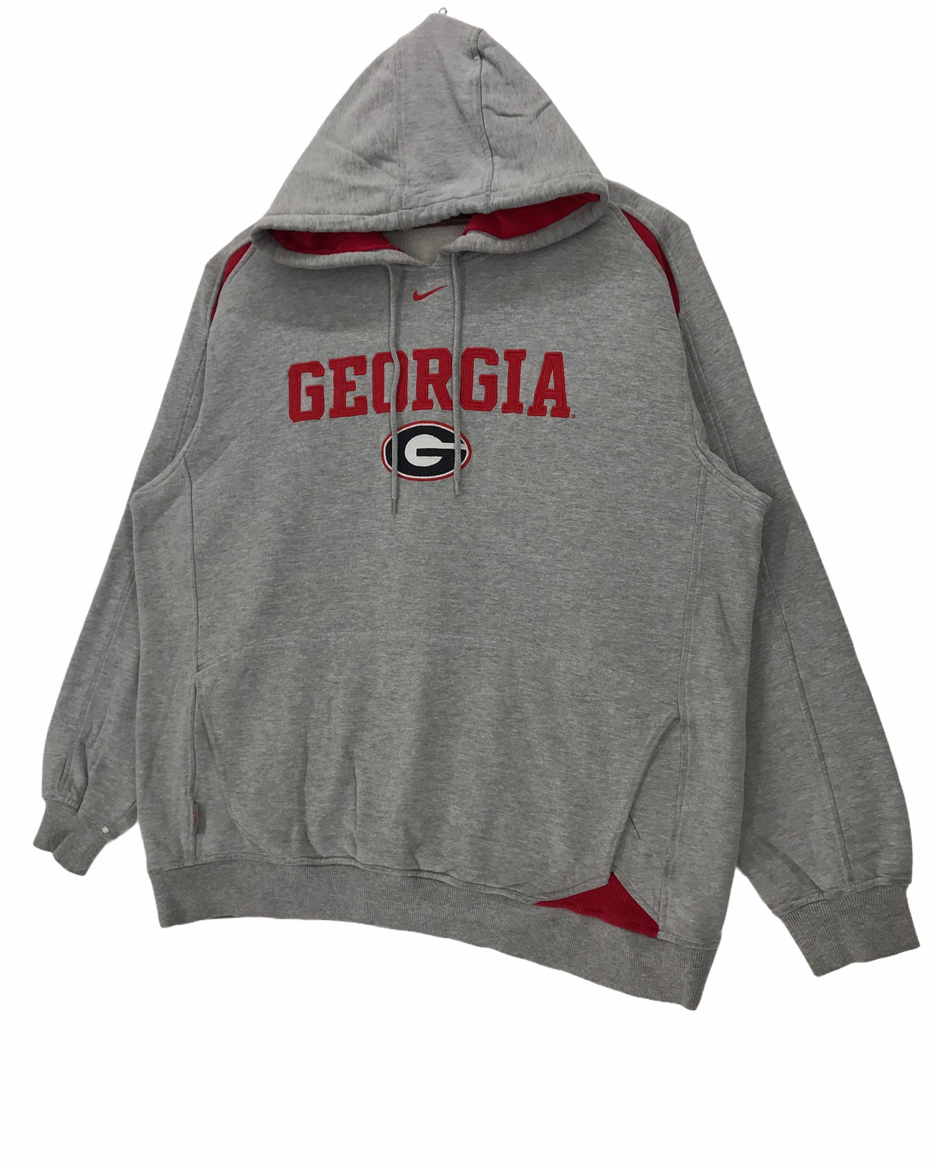Vintage University of Georgia Pullover Hoodie NCAA Georgia Bulldog