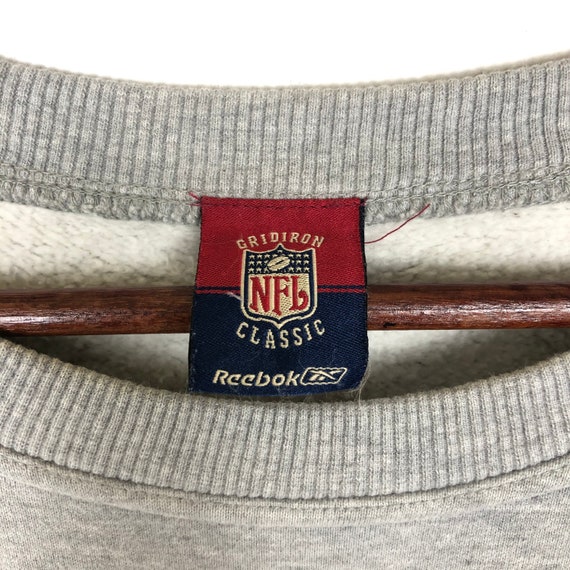 Vintage NFL Raiders Sweatshirt Crewneck Embroider… - image 8