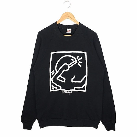 Collectible!! Vintage 1980s Keith Haring Sweatshir