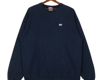 Vintage Nike Embroidered Spellout Crewneck Sweatshirt (Size Large)