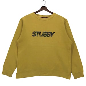 Vintage 90s Stussy Sweatshirt Crewneck Stussy Spellout Logo Size Small