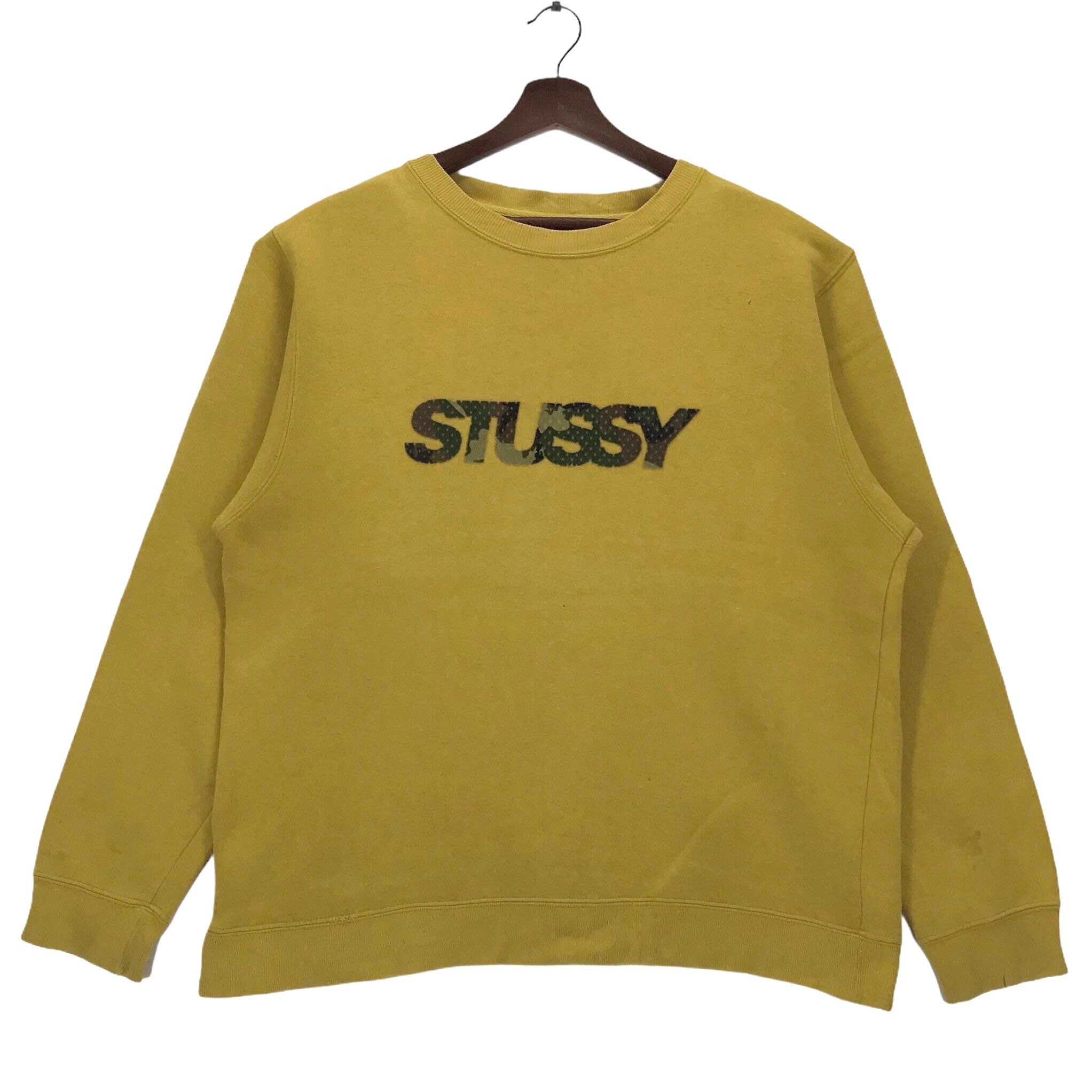 Vintage 90s Stussy Sweatshirt Crewneck Stussy Spellout Logo