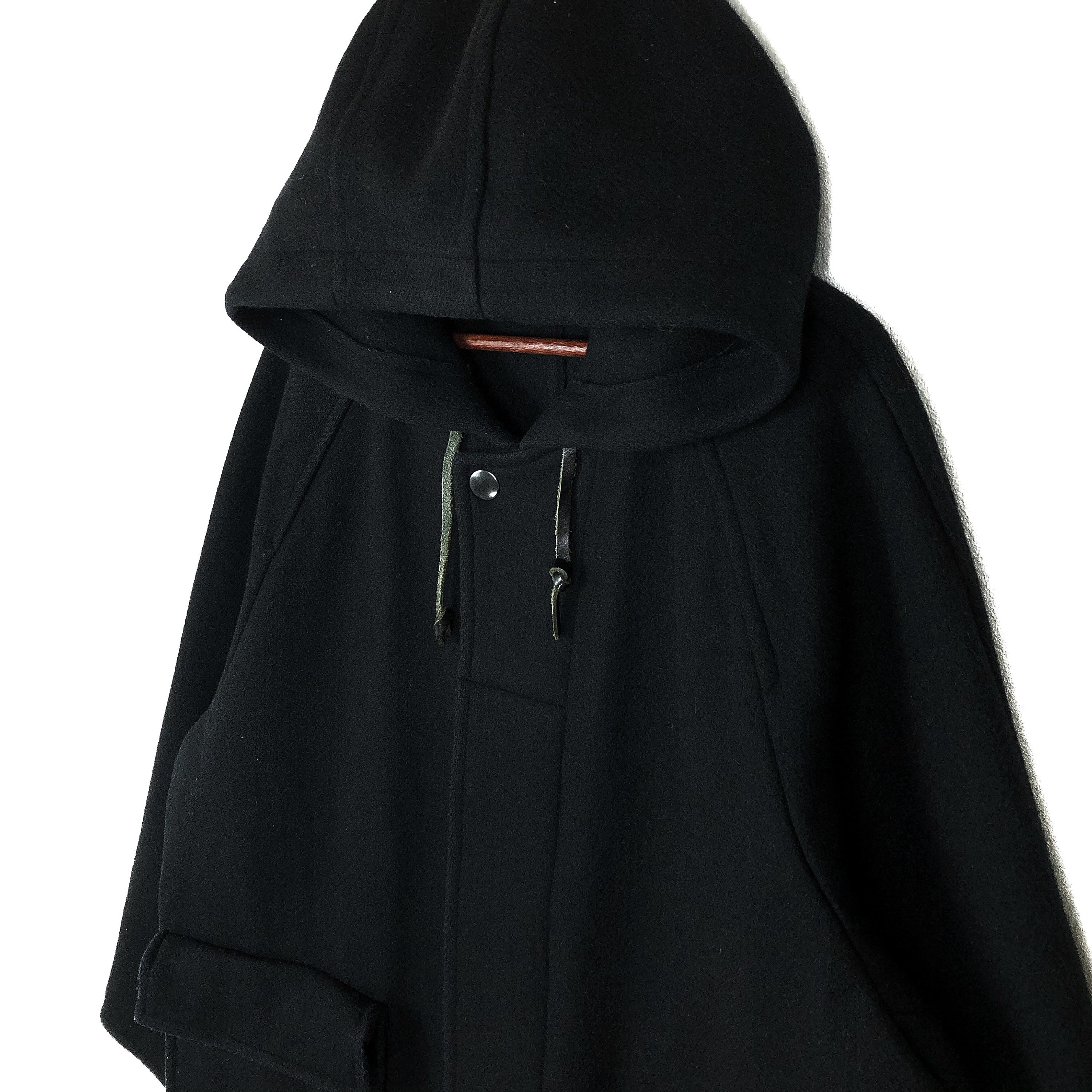 Vintage Comme Des Garcons HOMME Wool Coat With Hood CDG