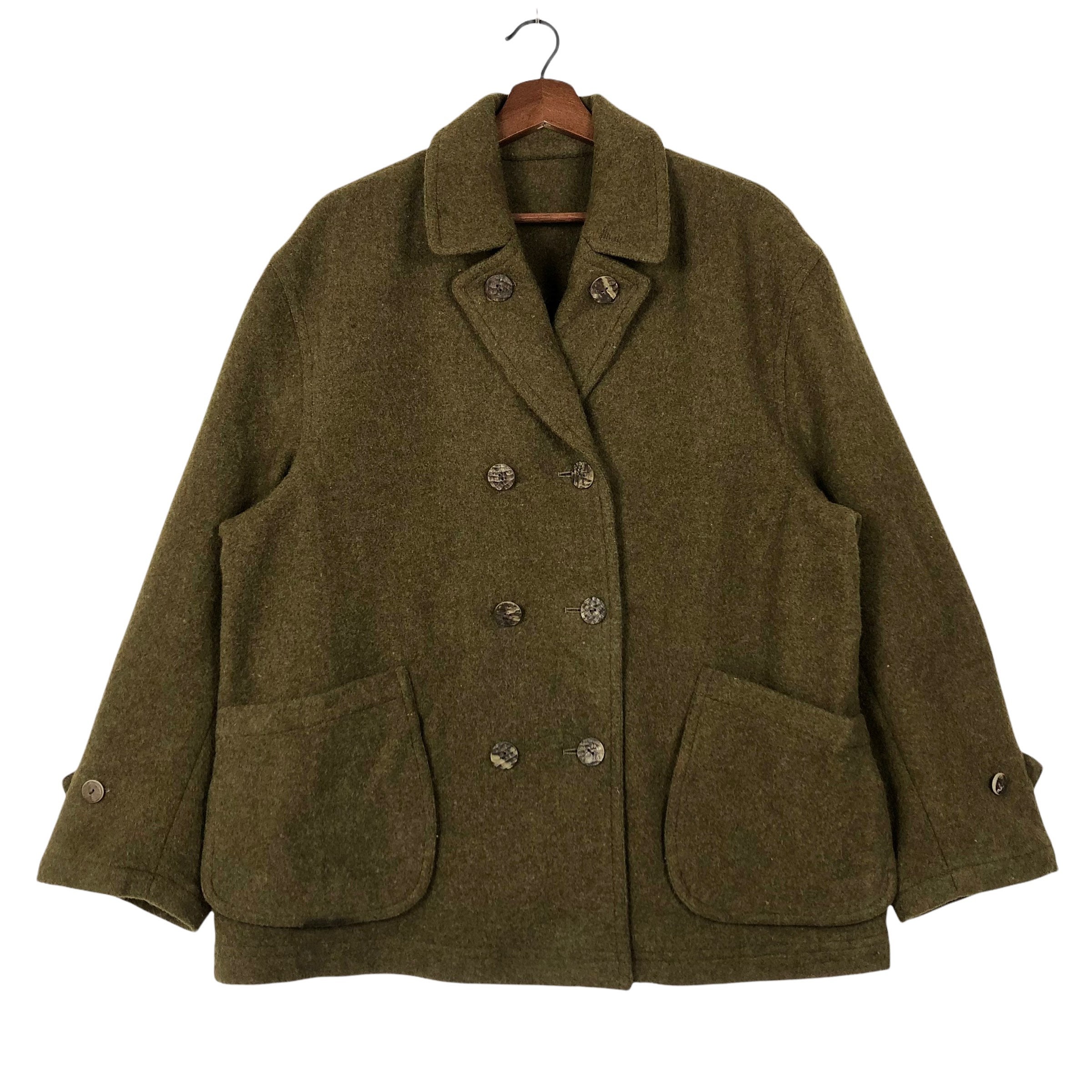 Vintage 50s U.S Army M-1934 Blanket Wool Medical Forces Jacket