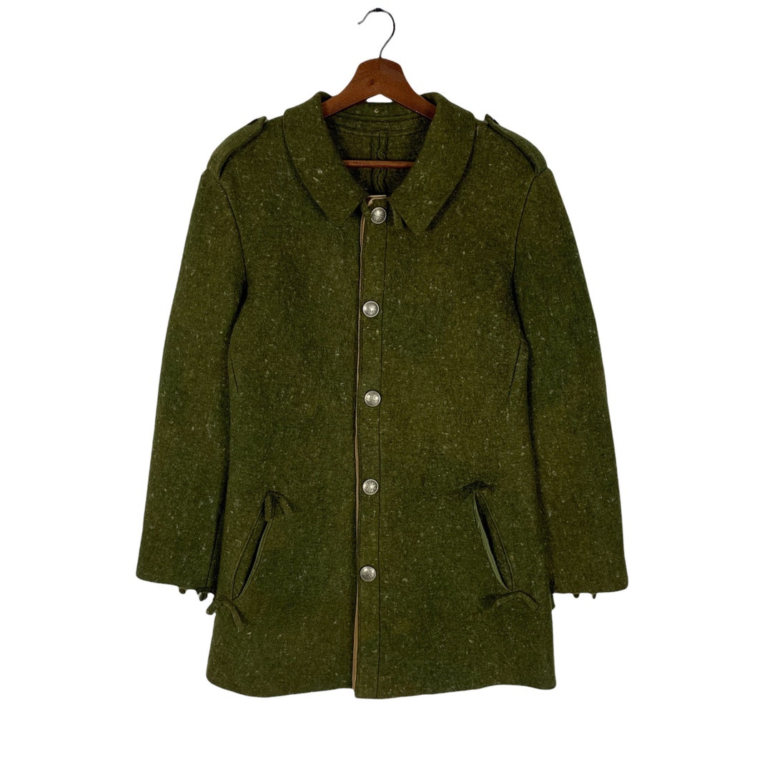 [Vintage] 90s asymmetry wool-Coat 日本製 Yuji Yamada 90s Folded Effect Tailored Coat – HUIBEN