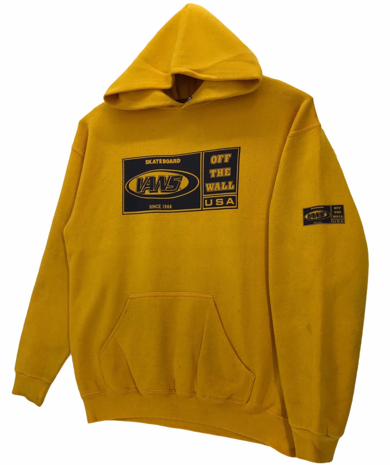 Vintage 90s Vans Skateboard Hoodie Sweatshirt Spellout Vans of Etsy