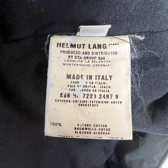 Rare!! Vintage Helmut Lang 1998 Zip Hoodie Jacket… - image 8