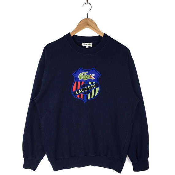 Vintage Sweatshirt Lacoste Crewneck Embroidery Lo