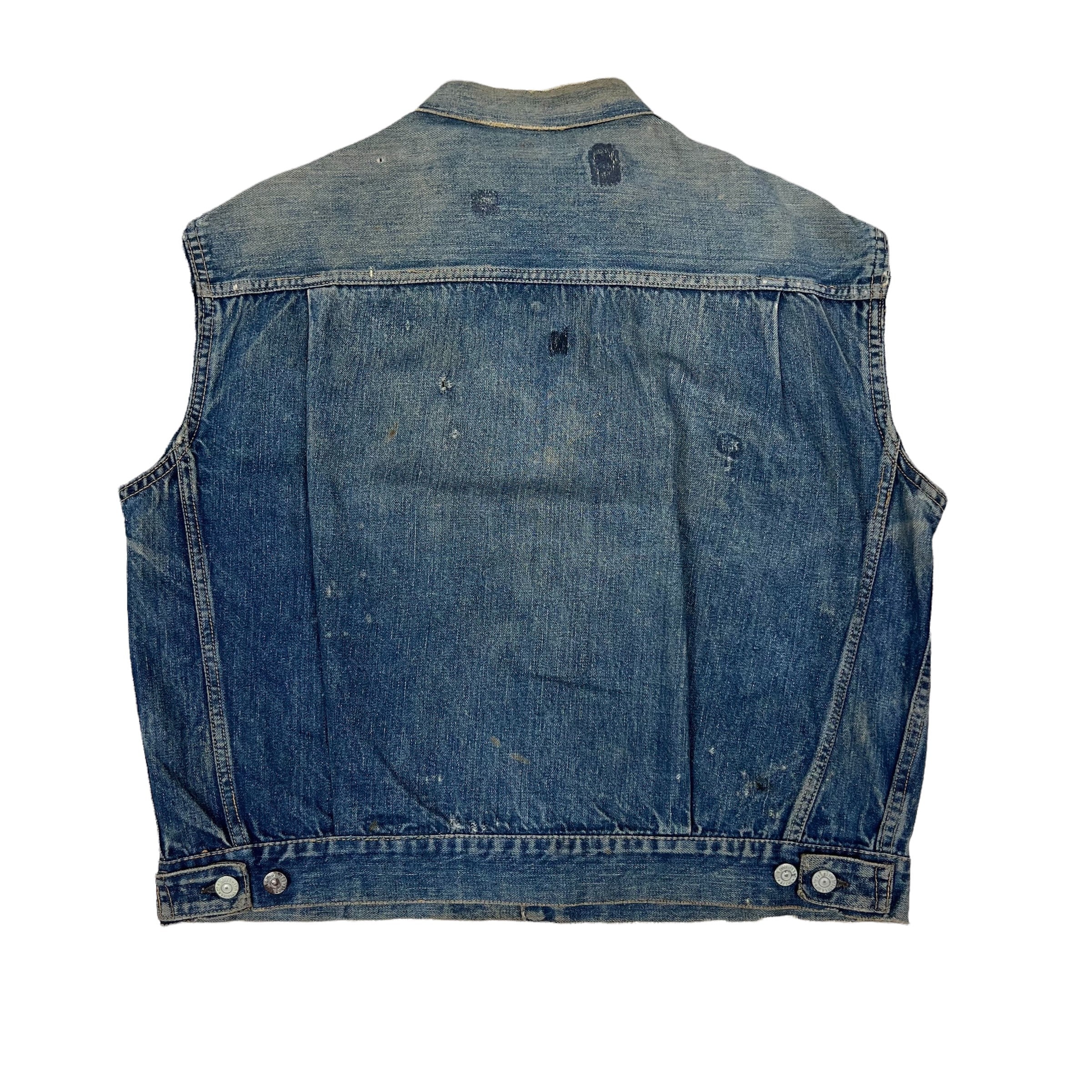Vintage 1950s Original Levi's 507XX Jacket Biker Cut-off Vintage 1950s Original Levi's 507XX Jacket Biker Cut-off
