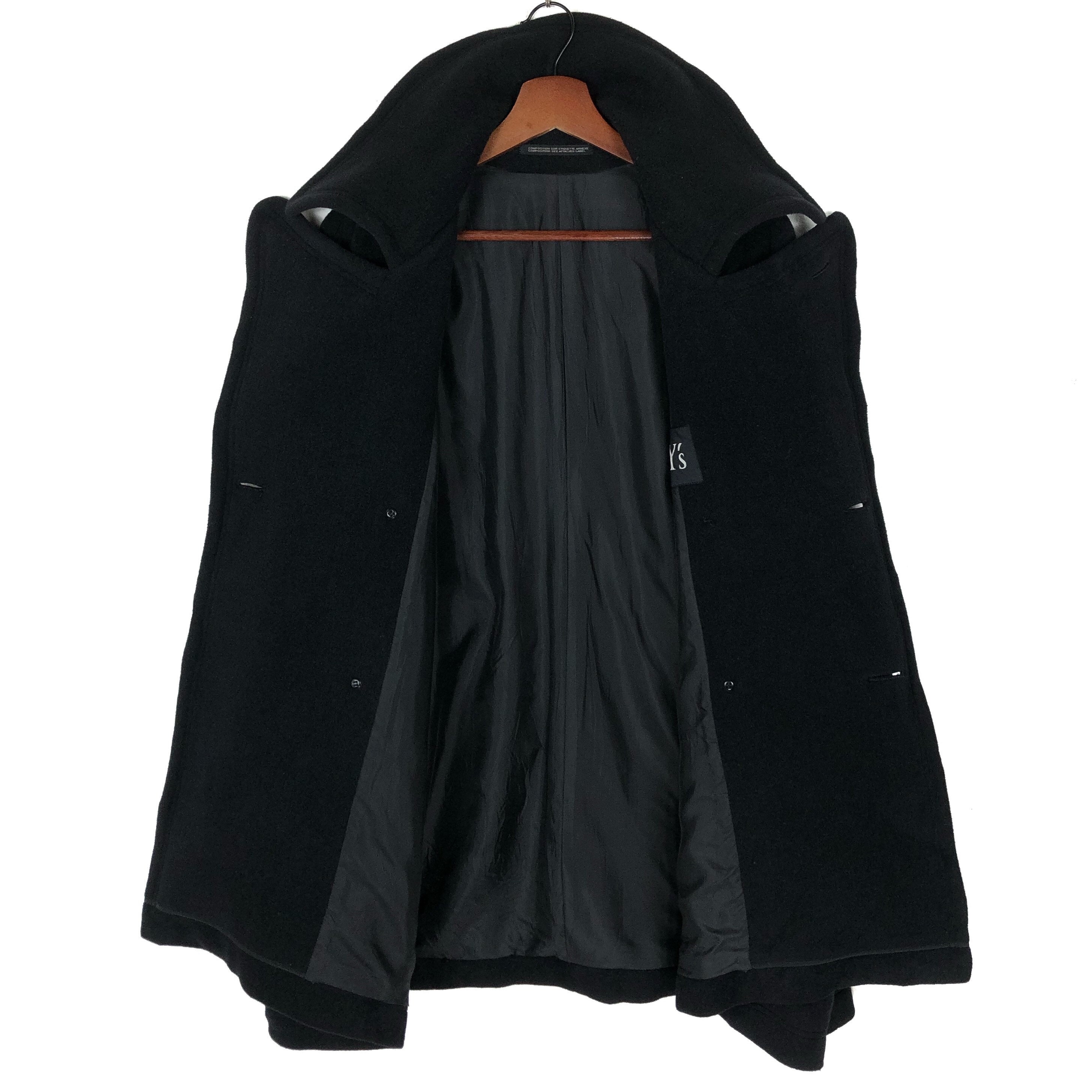 Y's ウール ダブルブレストピーコート サイズ2 ヨウジヤマモト 日本製大きめ 2026年最新】Yohji Yamamoto メンズ ピーコート・ウールコートの人気