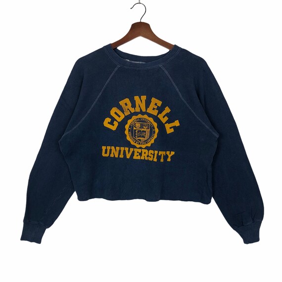 Vintage 70’s 80’s Cornell University Crop Sweatshi