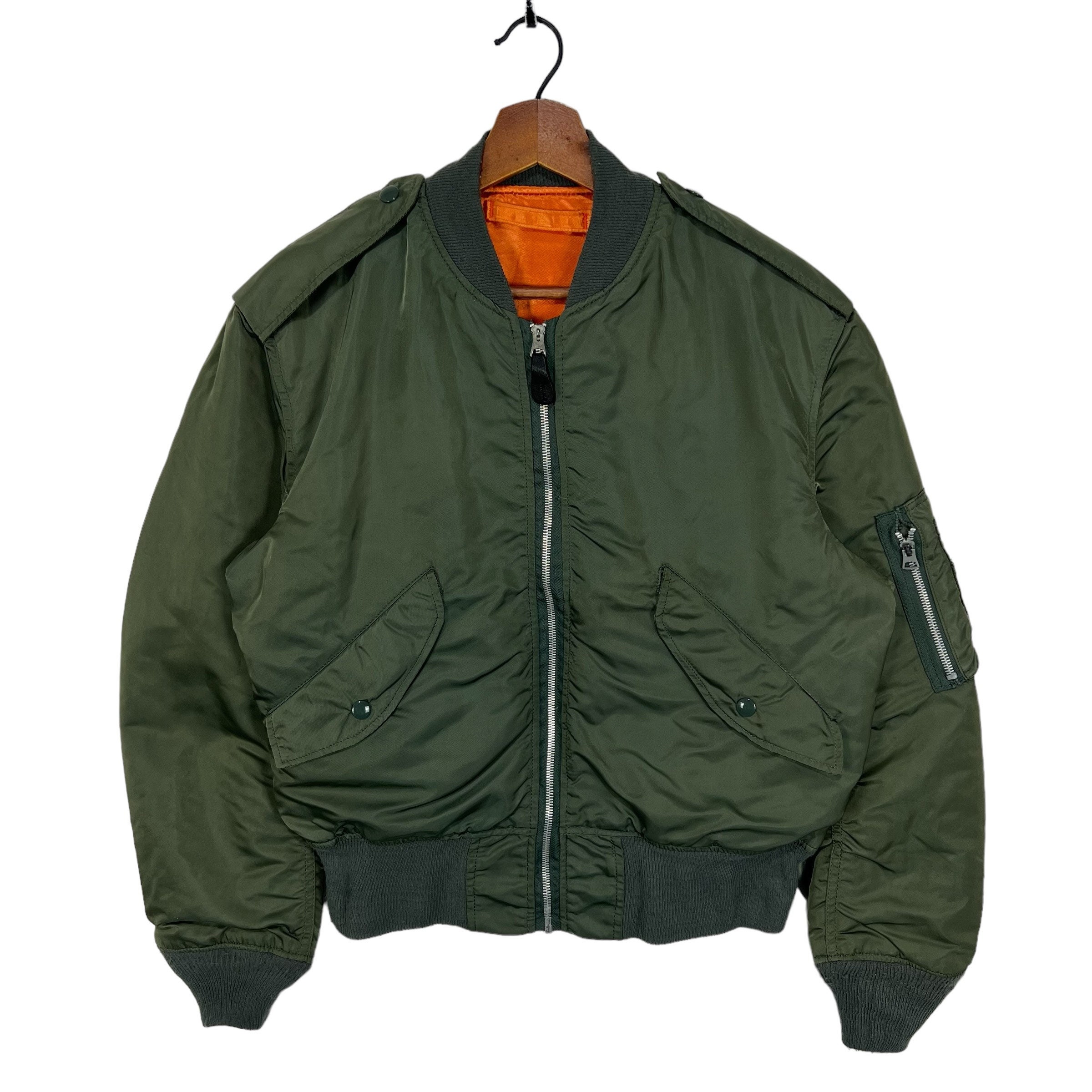 Vintage Alpha Industries Flight Jacket Type L-2B Jacket Flying Man ...