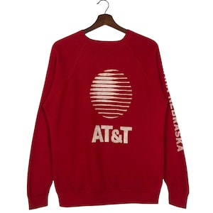 Vintage 80’s AT&T Sweatshirt Crewmeck AT And T Telecommunication Sweatshirt