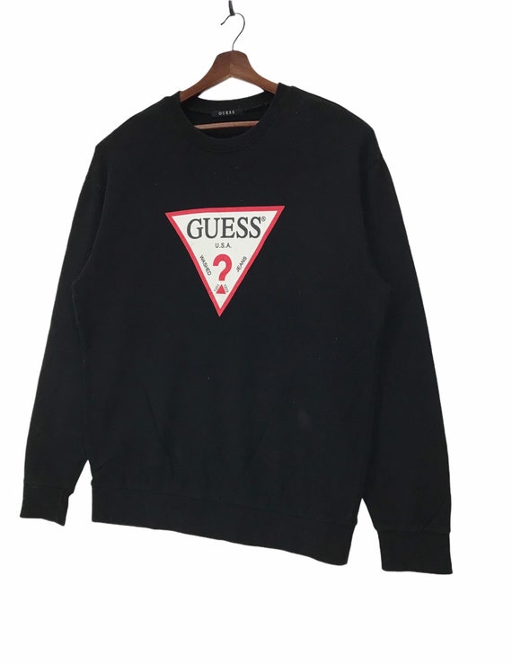 Guess Sweatshirt Crewneck Big Logo Guess Sweatshirt Pullover Women Size  Large -  Canada