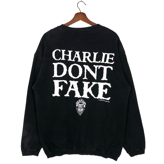 RARE!! 90's Charles Manson Vintage Crewneck Sweatshir… - Gem RARE!! 90's Charles Manson Vintage Crewneck Sweatshir… - Gem