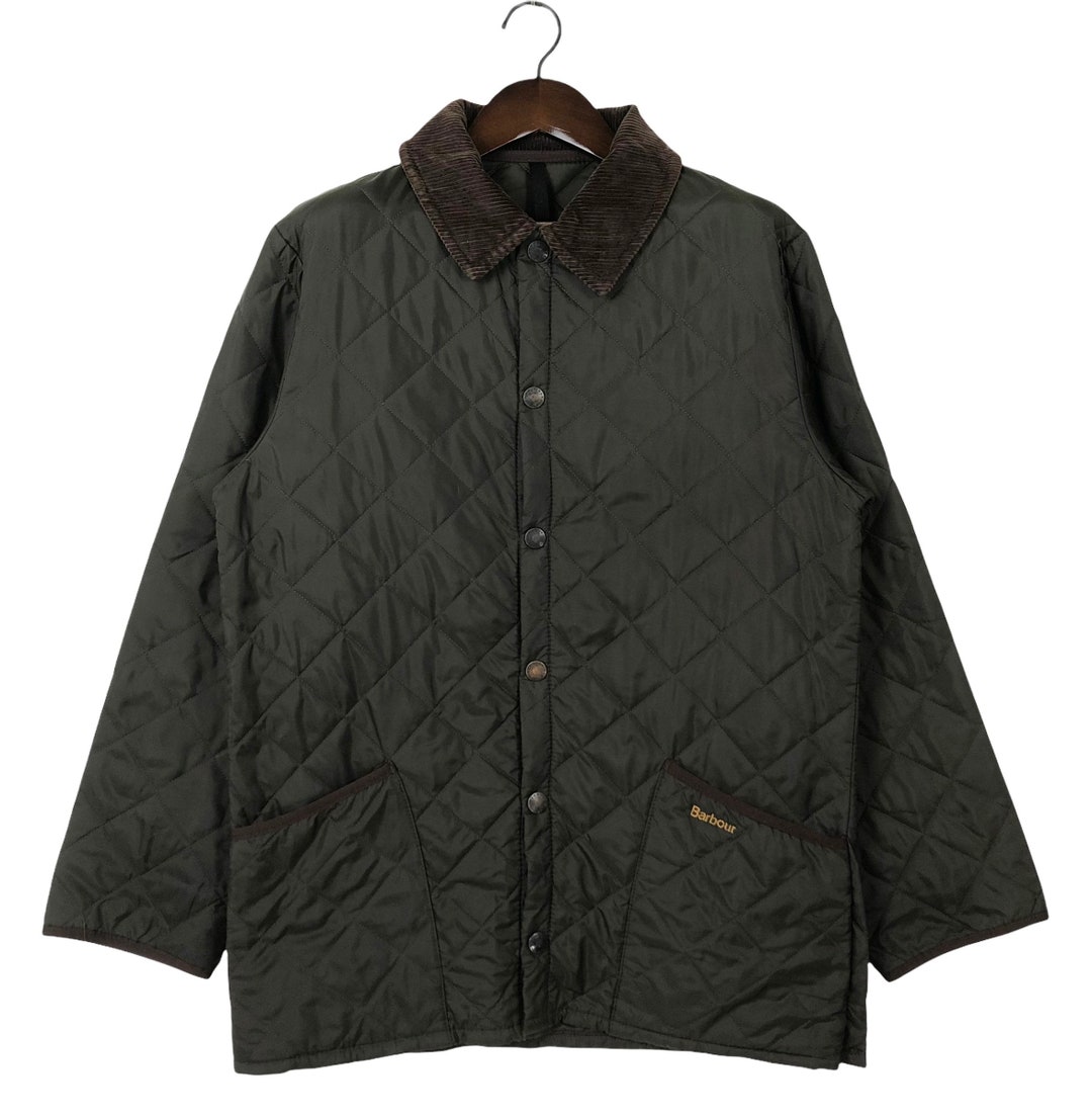 Vintage Barbour Quilted Jacket Size Medium