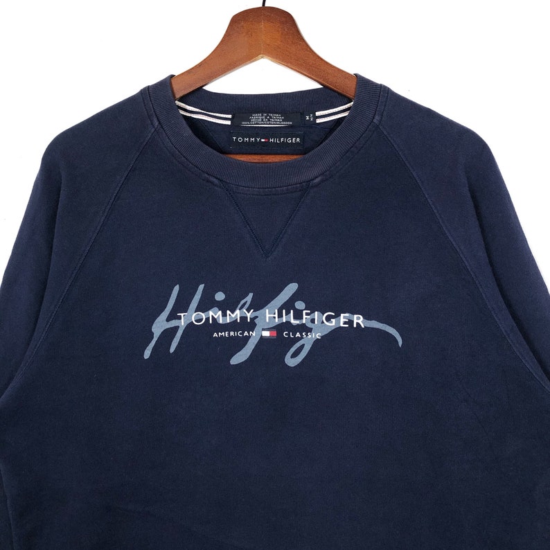 Vintage Tommy Hilfiger Crewneck Sweatshirt Tommy Pullover Jumper Vintage Tommy image 2