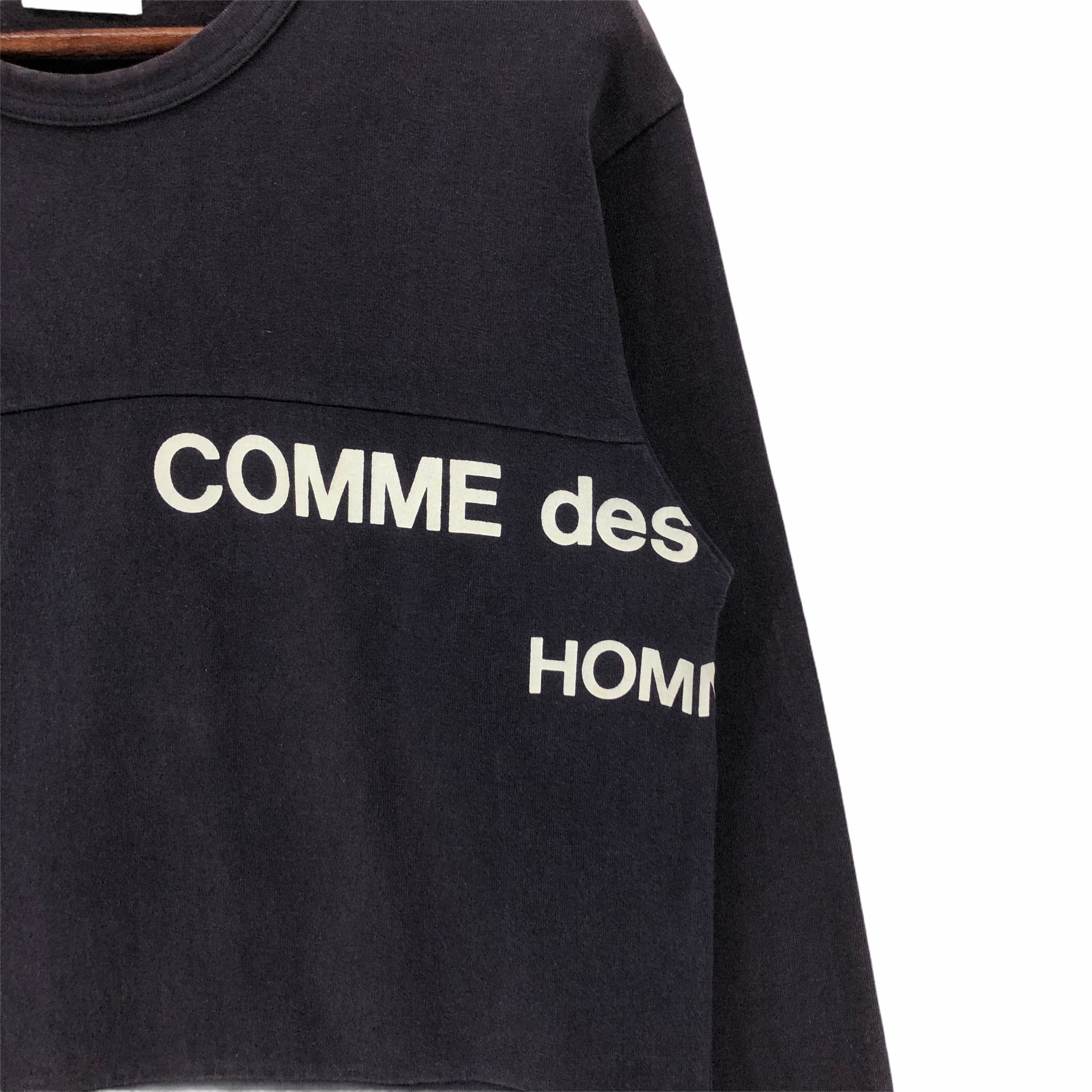 Comme Des Garçons Homme Deconstructed Crewneck Pullover - 2001 - Etsy