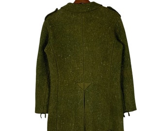[Vintage] 90s asymmetry wool-Coat 日本製 Yuji Yamada 90s Folded Effect Tailored Coat – HUIBEN