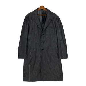 Yohji Yamamoto Pour Homme Denim Long Coat - Size 5
