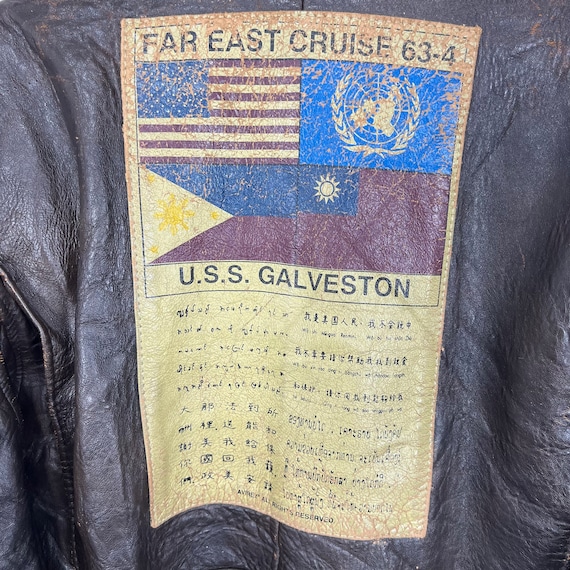 Vintage Avirex Type G-1 Jacket U.S Navy Leather J… - image 5